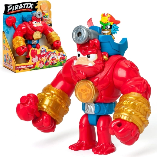 Piratix Adventure World σετ με φιγούρα και αξεσουάρ Crazy Jungle Gorilla Bros Boom Ben