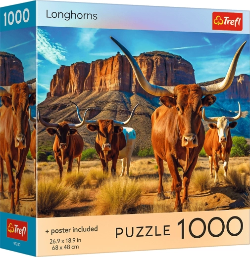 Παζλ Trefl Longhorns 1000 κομμάτια