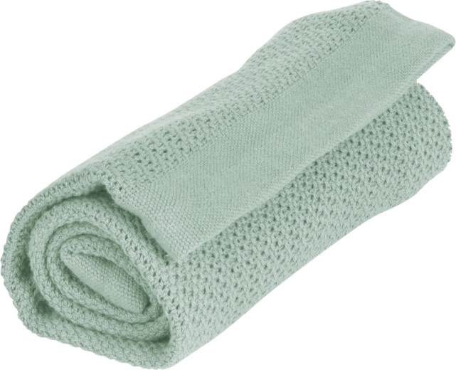 Vinter & Bloom κουβέρτα Soft Grid Organic sage green