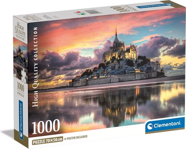 Παζλ 1000 κομματιών Compact Le Magnifique Mont Saint-Michel