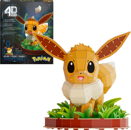 Spin Master 4D Build Pokémon Eevee 3D παζλ μοντέλο για συναρμολόγηση