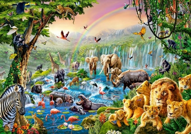 Παζλ 500 κομματιών JUNGLE RIVER (CASTORLAND)
