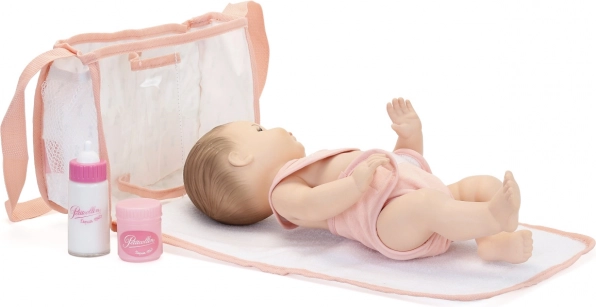 Petitcollin σετ αλλαγής πάνας για κούκλες με τσαντάκι 2σε1
