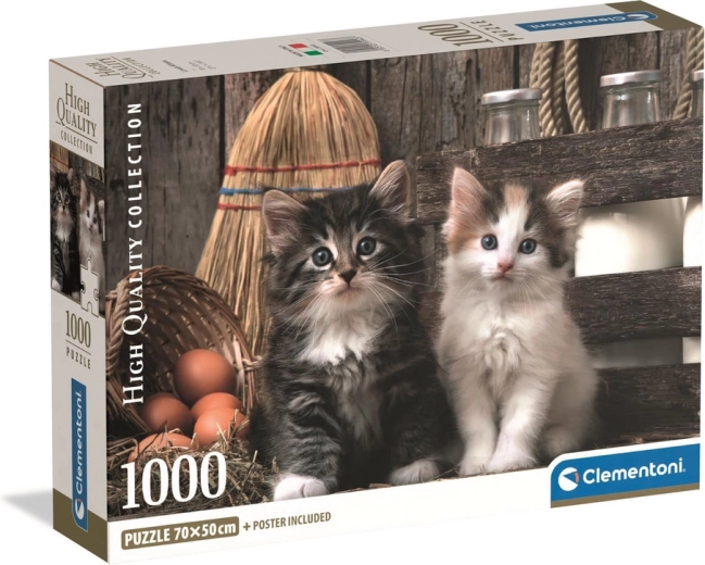 Παζλ 1000 κομματιών – αγαπημένα γατάκια CLEMENTONI