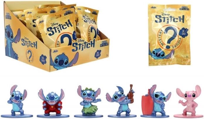 Stitch νανο φιγούρα σε σακουλάκι – συλλεκτική μινιατούρα (6 είδη)