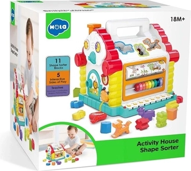 Σπιτάκι με σχήματα ταξινόμησης Hola Smily Play