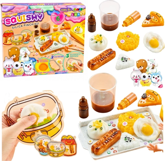 Δημιουργικό σετ για κατασκευή squishy – πρωινό φαγητό DIY
