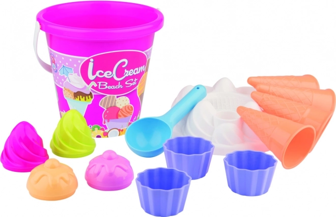 Σετ για άμμο παγωτό - ροζ