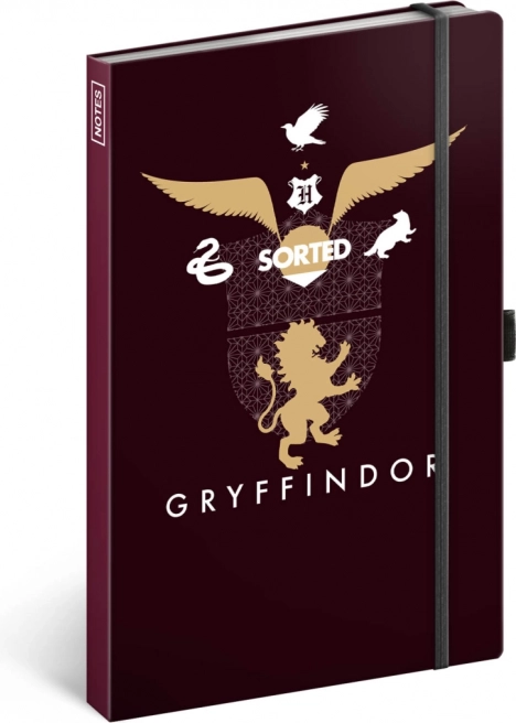 Σημειωματάριο Harry Potter Gryffindor, με γραμμές 13 × 21 cm