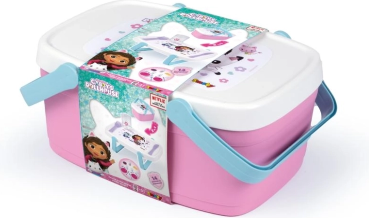 Καλάθι πικνίκ 2 σε 1 GABBY’S DOLLHOUSE με τραπεζάκι