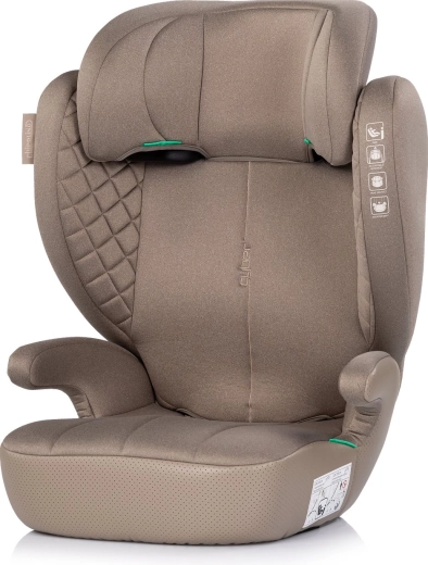 Chipolino Cyber i-Size κάθισμα αυτοκινήτου 100–150 cm μπεζ