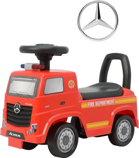Milly Mally παιδικό όχημα ισορροπίας Mercedes-Benz Actros πυροσβεστικό όχημα, κόκκινο