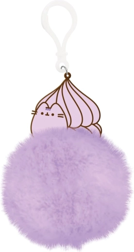 Μπρελόκ Pusheen με πομ-πομ