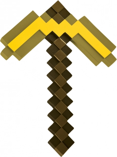 Χρυσή αξίνα MINECRAFT – πλαστικό αντίγραφο