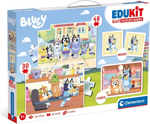 Edukit 4v1 Bluey – εκπαιδευτικό σετ για παιδιά