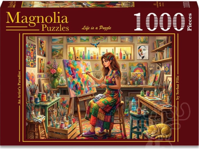 Παζλ Magnolia «Ο παράδεισος των καλλιτεχνών» 1000 κομμάτια