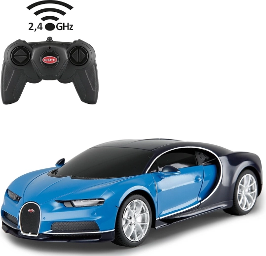 Jamara Bugatti Chiron τηλεκατευθυνόμενο αυτοκίνητο RC 1:24 2,4 GHz μπλε - 1 τεμάχιο