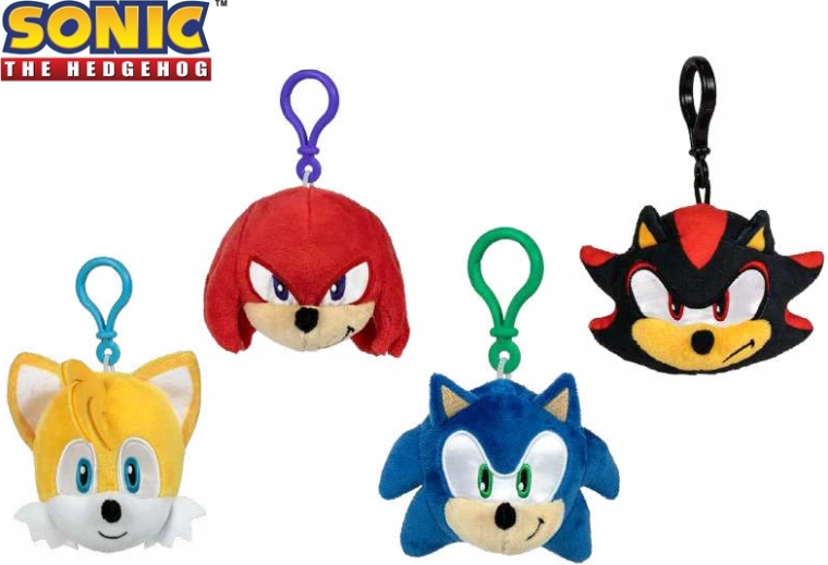 Λούτρινο μπρελόκ κλειδιών Sonic 12 εκ.