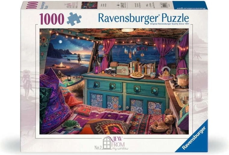 Παζλ Ravensburger View From My Window 2: τροχόσπιτο 1000 κομμάτια