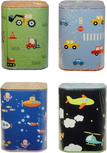 Χρωματιστός κουμπαράς σε σχήμα οχήματος για παιδιά