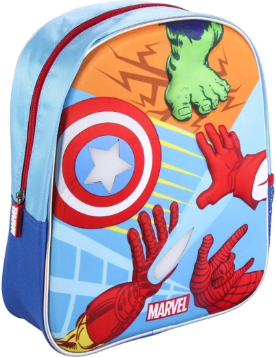 Marvel Avengers 3D παιδικό σακίδιο με φως 31 cm - 1 τεμάχιο