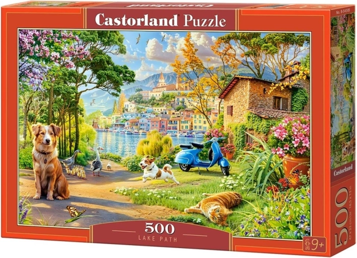 Παζλ Castorland μονοπάτι κατά μήκος της λίμνης 500 κομμάτια
