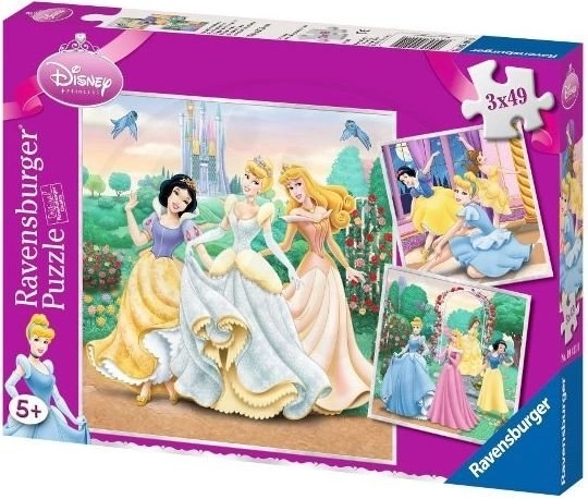 Παζλ Ravensburger Disney Πριγκίπισσες: Όνειρα 3x49 κομμάτια