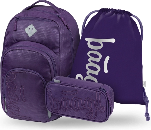 BAAGL Σετ 3 Coolmate Plum