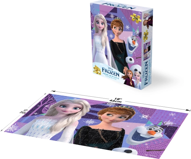 3D παζλ Disney Frozen – Έλσα και Άννα, 200 κομμάτια