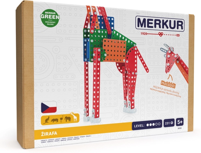 Merkur ζωολογικός κήπος καμηλοπάρδαλη, 231 τεμάχια