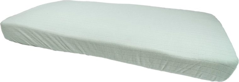 Lodger Slumber Solid σεντόνι για παιδικό κρεβατάκι 60 × 120 cm peppermint
