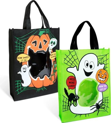Τσάντα δώρου Halloween με παράθυρο - 1 τεμάχιο