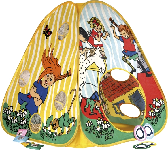 Παιδική pop-up σκηνή Pippi με 3 παιχνίδια σε 1 - 1 τεμάχιο