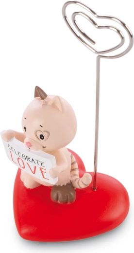 Σχέδιο Love Cat με την επιγραφή „Celebrate Love“