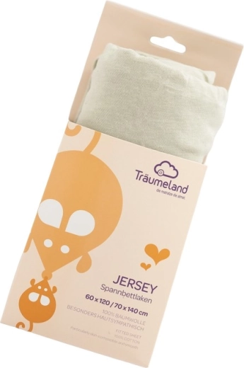 Träumeland jersey σεντόνι με λάστιχο uni desert sage