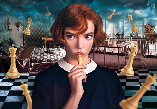 Παζλ Netflix: Το Γκαμπί της Βασίλισσας 1000 κομμάτια