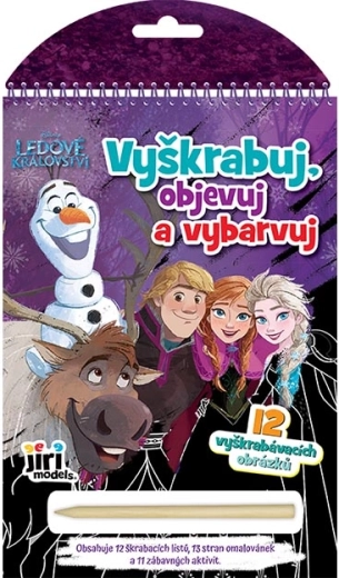 Ξύσε, ανακάλυψε, χρωμάτισε: Frozen