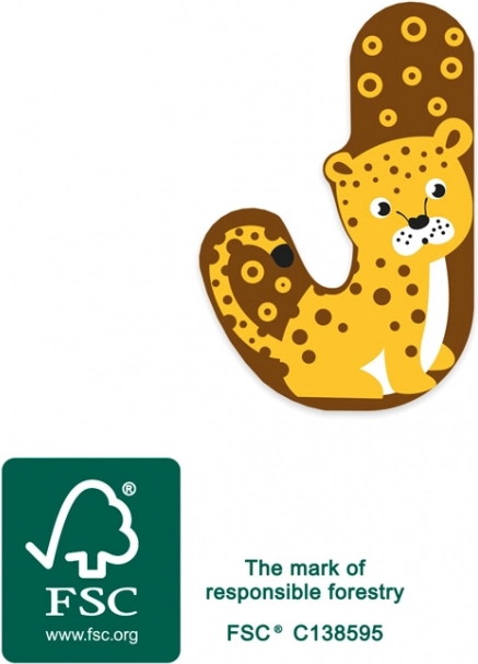 Ξύλινο γράμμα J Small Foot