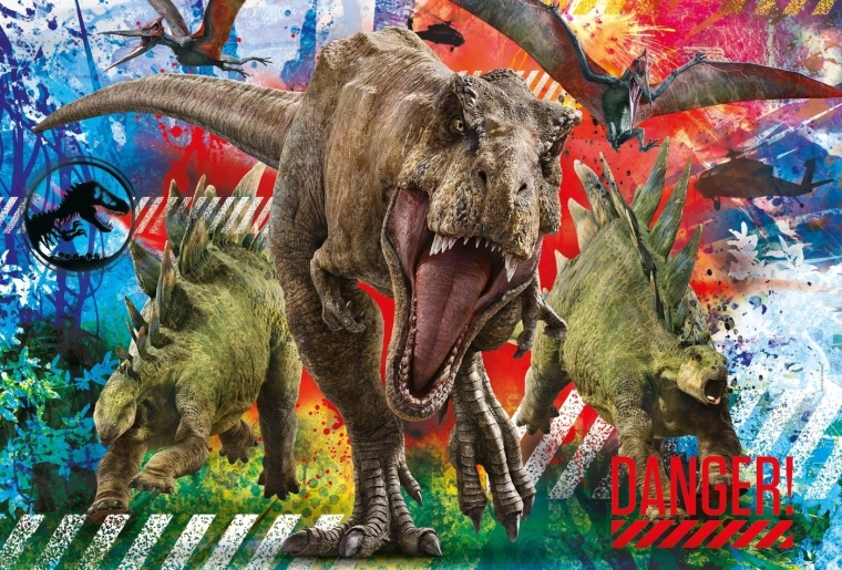 Παζλ 60 κομμάτια Maxi Super Kolor Jurassic World