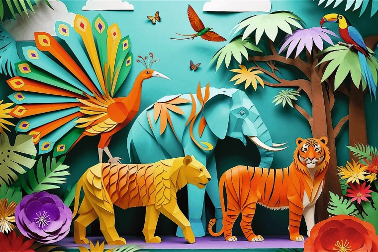 Trefl Puzzle Paper Art: Ζούγκλα 160 κομμάτια