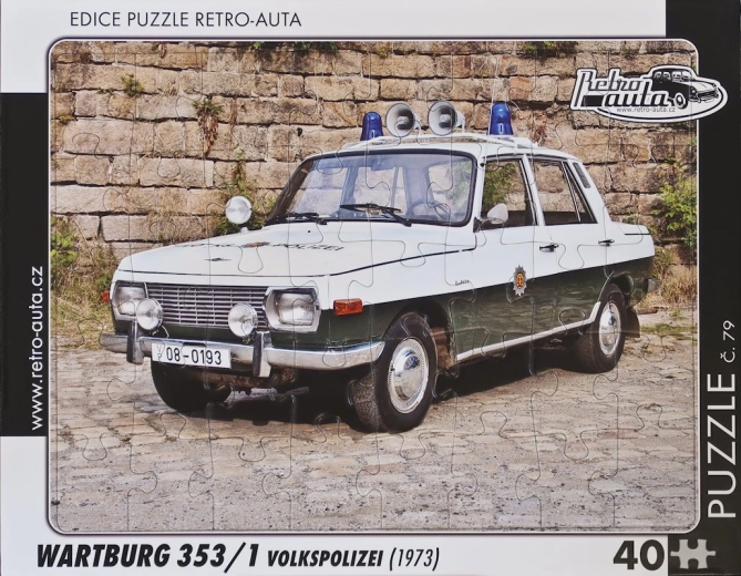 Παζλ RETRO-AUTA Wartburg 353 Volkspolizei 40 κομμάτια