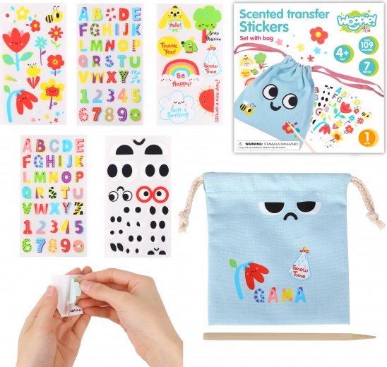 Woopie Art&Fun - Δημιουργικό σετ με μαγική τσάντα και διακοσμητικά αυτοκόλλητα
