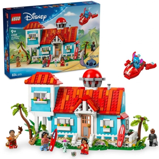 LEGO® | Disney 43268 Η Λίλο και ο Στιτς και το παραθαλάσσιο σπιτάκι