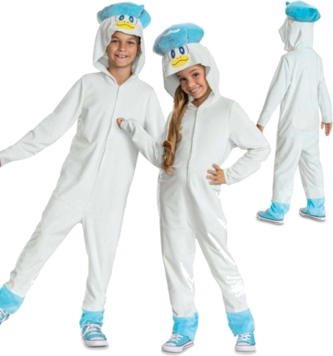 Παιδική στολή POKEMON Quaxly kigurumi με κουκούλα 127–136 cm (7–8 ετών)