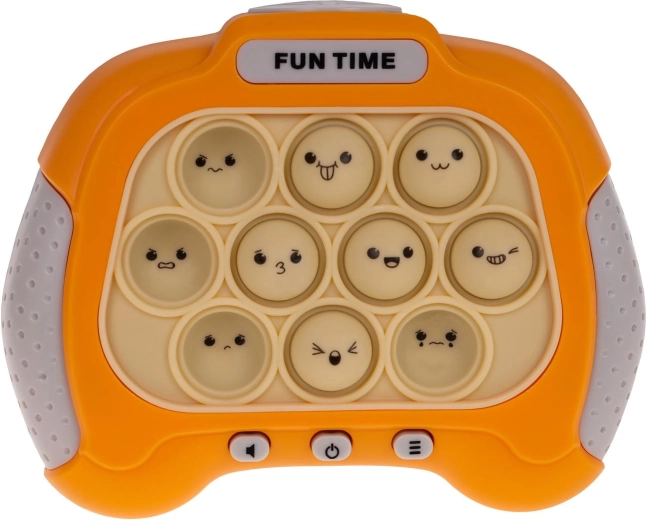 Διαδραστικό λογικό παιχνίδι σε σχήμα gamepad για παιδιά – Κίτρινο