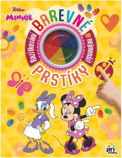 Τετράδιο χρωματιστά δαχτυλάκια MINNIE με δαχτυλομπογιές 23 × 30 cm