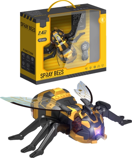 R/C ρομποτική μέλισσα Spray Bees με υδάτινη ομίχλη, προγραμματισμό και LED φωτισμό