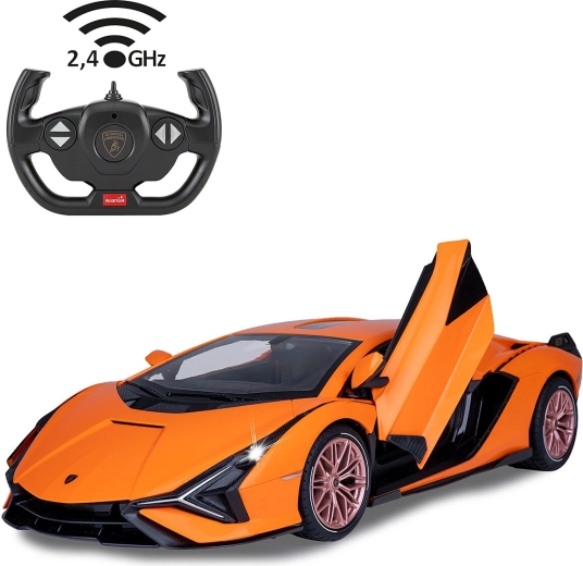 Jamara Lamborghini Sián FKP 37 τηλεκατευθυνόμενο RC αυτοκίνητο 1:14 πορτοκαλί 2,4 GHz, χειροκίνητες πόρτες - 1 τεμάχιο