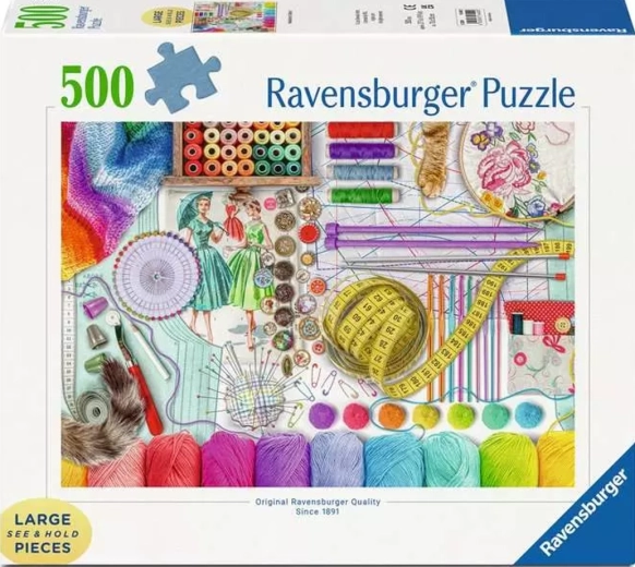 Παζλ Ravensburger Ραπτική γωνιά XXL 500 κομμάτια