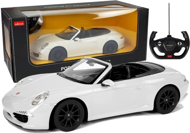 RC αυτοκίνητο Porsche 911 Carrera S Rastar 1:12 – Λευκό
